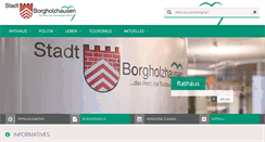 Desktop Screenshot of borgholzhausen.de