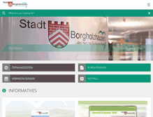 Tablet Screenshot of borgholzhausen.de
